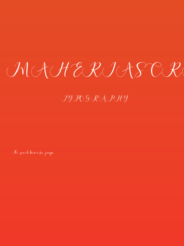 MaheriaScript Poster