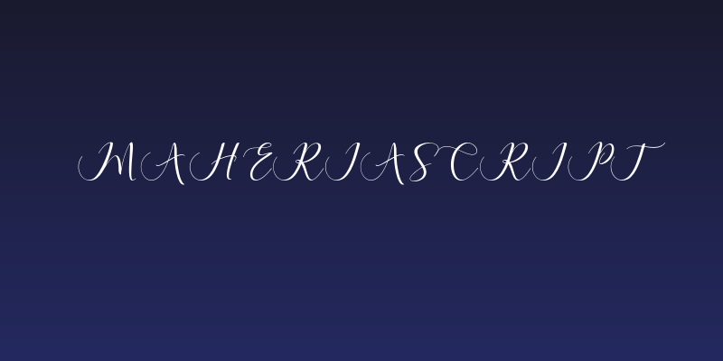 MaheriaScript Social Header