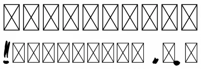 Mahesa Font OTHER CHARS