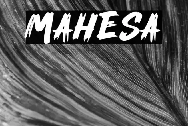 Mahesa Font examples