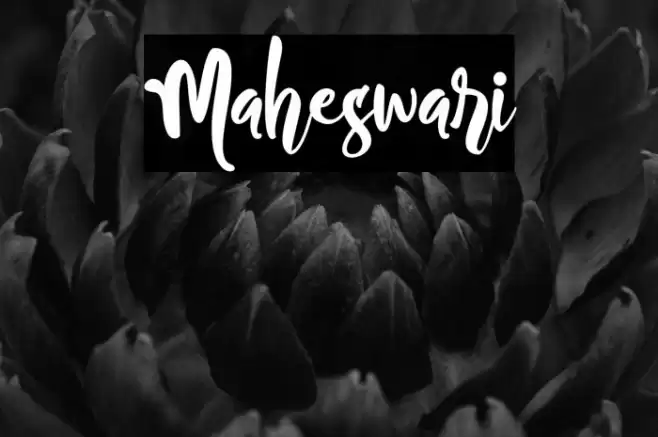 Maheswari Font examples