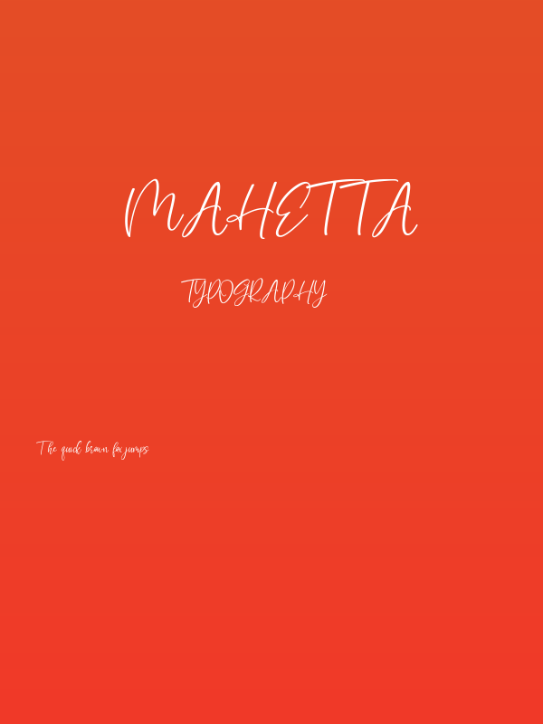 Mahetta Poster