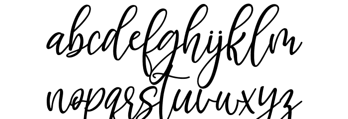 Mahetta Font LOWERCASE