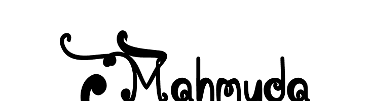 Mahmuda Schriftart