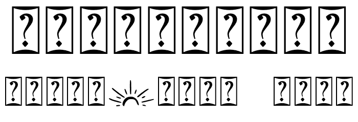 Mahogany Garden Doodle Font OTHER CHARS