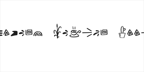 Mahogany Garden Doodle Logo