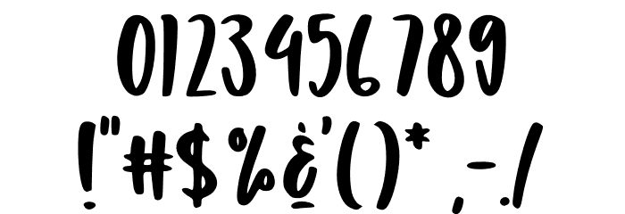 Mahogany Garden Slab Font OTHER CHARS