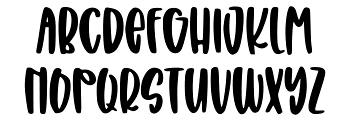 Mahogany Garden Slab Font LOWERCASE