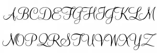 MahoganyOpti-Script Fonte MAIÚSCULAS