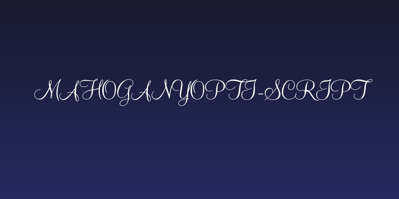 MahoganyOpti-Script Social Header