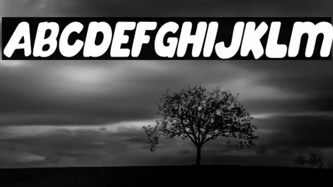 Mahoney Higher Tilted Font examples