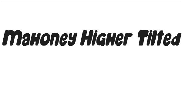 Mahoney Higher Tilted Logo