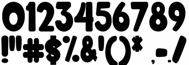 Mahoney Higher Font OTHER CHARS