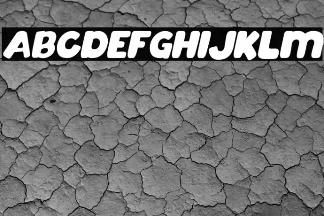 Mahoney Tilted Font examples