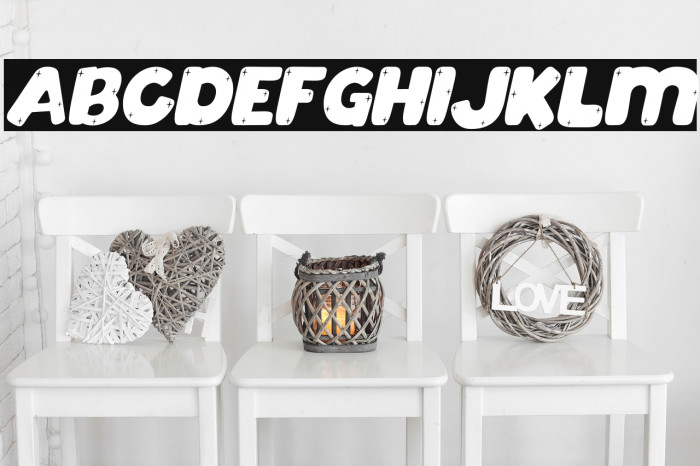 Mahoney Twinkle Tilted Font examples