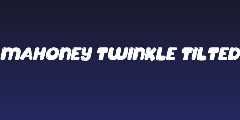 Mahoney Twinkle Tilted Social Header
