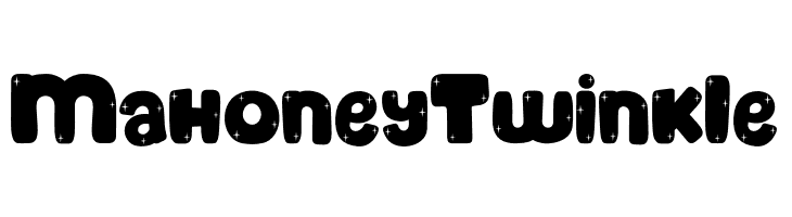 Mahoney Twinkle  Frei Schriftart Herunterladen