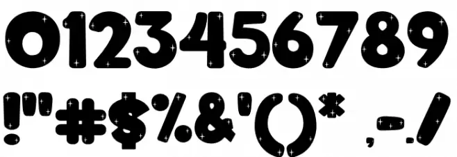 Mahoney Twinkle Font OTHER CHARS
