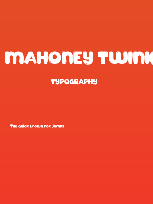 Mahoney Twinkle Poster