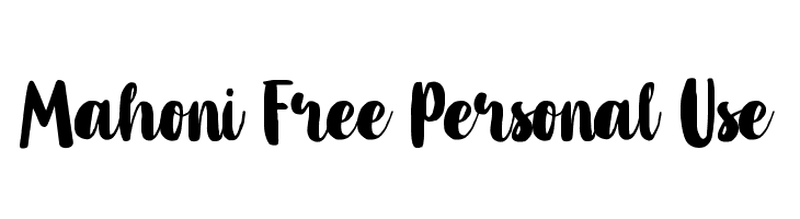 Mahoni Free Personal Use 