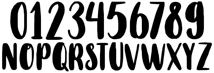 Mahoni Free Personal Use Font OTHER CHARS