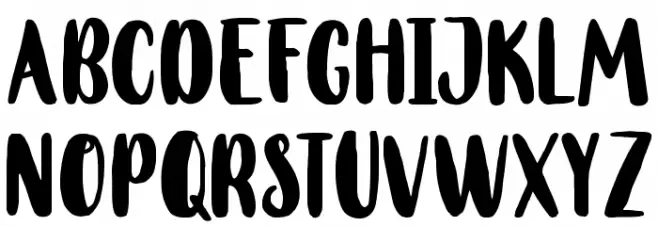 Mahoni Free Personal Use Fuentes MAYÚSCULAS