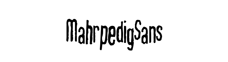 MahrpedigSans  Frei Schriftart Herunterladen