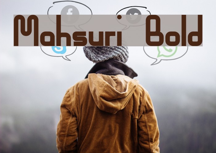 Mahsuri Bold Font examples