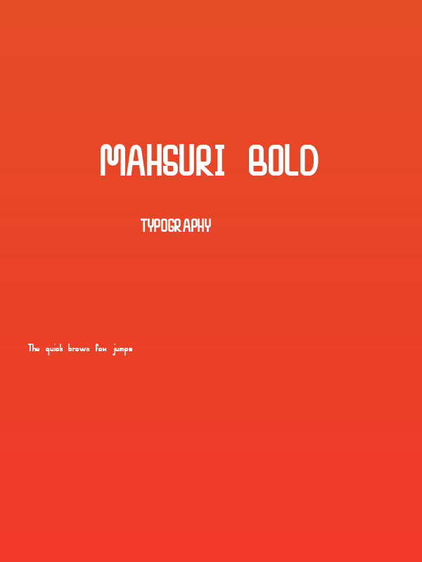 Mahsuri Bold Poster