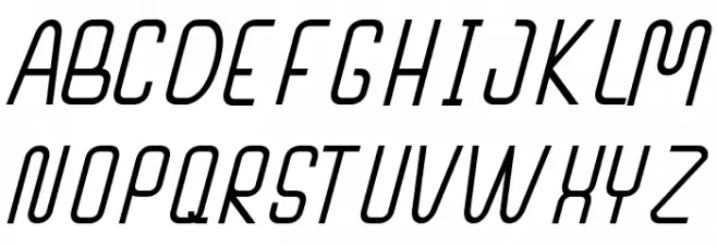 Mahsuri Italic フォント 大文字