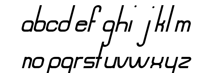Mahsuri Italic Font LOWERCASE