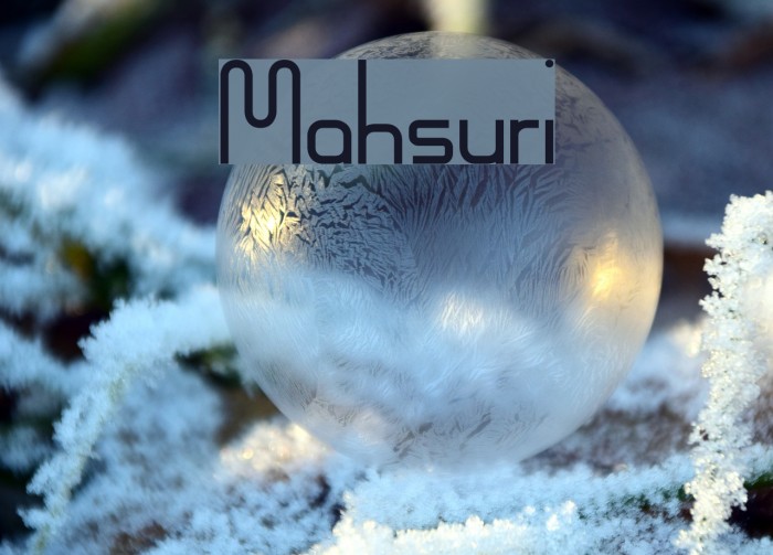 Mahsuri Font examples