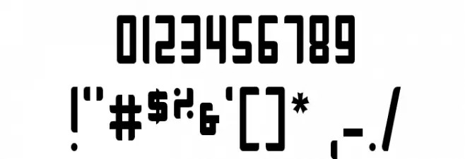 Mai Tai フォント その他の文字