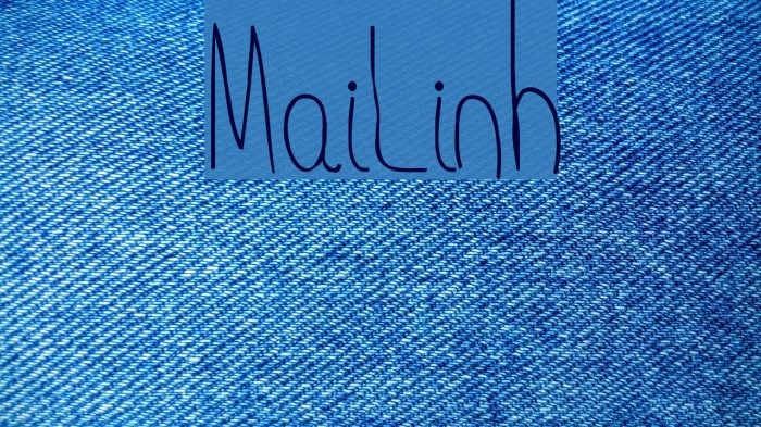 MaiLinh Font examples