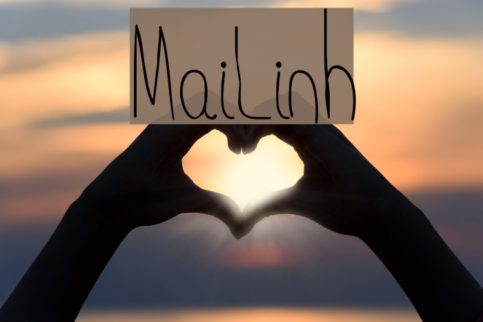 MaiLinh Font examples