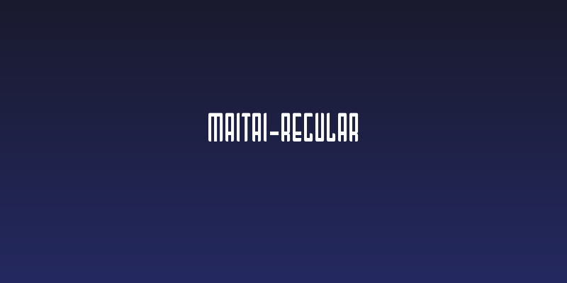 MaiTai-Regular Social Header