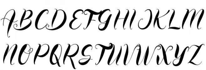 Maida Valley Schriftart Groß