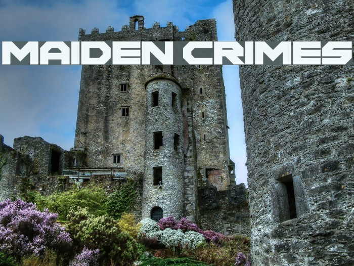Maiden Crimes Font examples