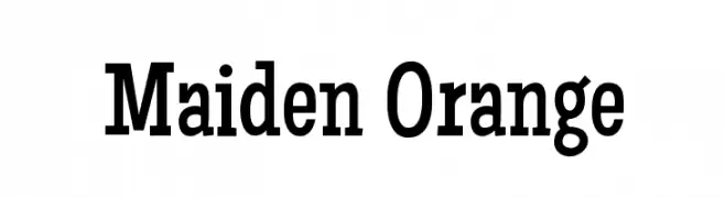 Maiden Orange  Скачать бесплатные шрифты