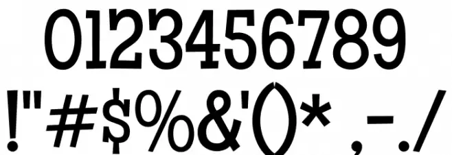 Maiden Orange Font OTHER CHARS