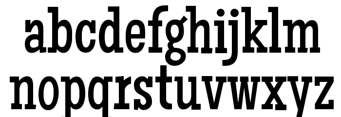 Maiden Orange Font LOWERCASE