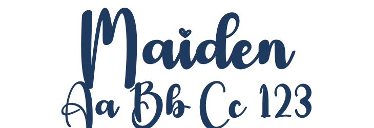 Maiden Font Preview