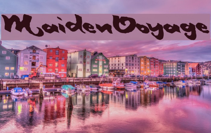 MaidenVoyage Font examples