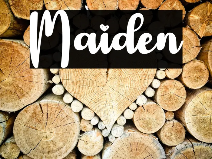 Maiden Example 2