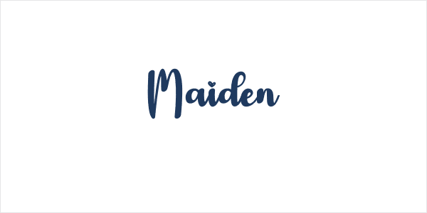 Maiden Logo