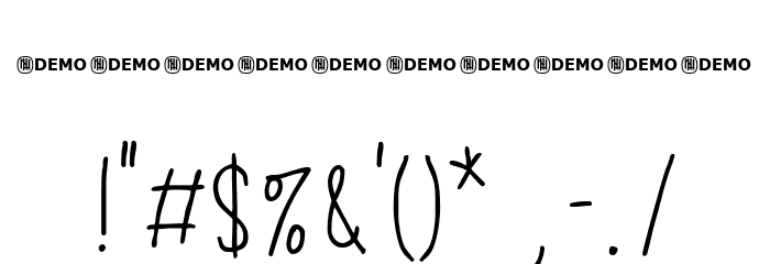 Maidenly Modesty Regular Font OTHER CHARS