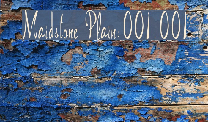 Maidstone [Plain]:001.001 Example 3