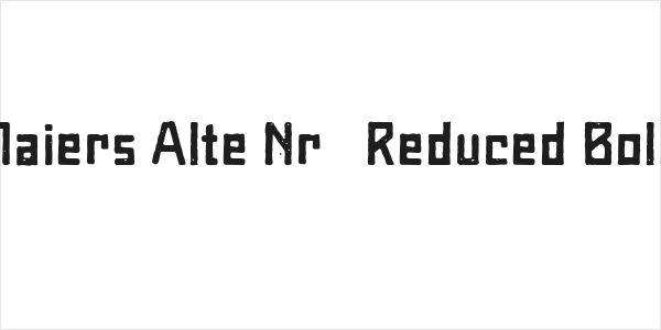 Maiers Alte Nr.8 Reduced Bold Logo