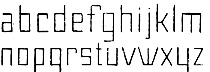 Maiers Alte Nr.8 Reduced Light Font LOWERCASE