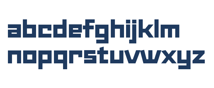 Maiers Neue Nr.8 Reduced Black Expanded Lowercase